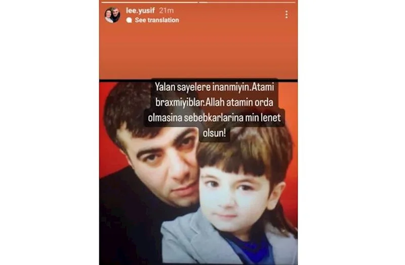 Rəşad Dağlının azadlığa çıxması ilə bağlı oğlundan paylaşım - — FOTO