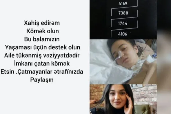 19 yaşlı qızı iki dəfə əməliyyat edərək, iflic hala saldılar - FOTO