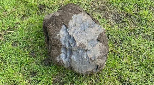 Həyətinə düşən meteorit parçası onu zəngin etdi - FOTO