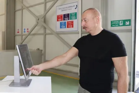 İlham Əliyev Kəlbəcərdə “Meydan” Kiçik Su Elektrik Stansiyasının açılışını edib - FOTO