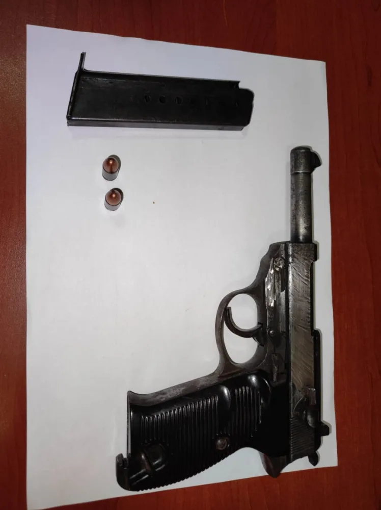 Samuxda keçmiş məhkumda odlu silah aşkarlandı - – Foto