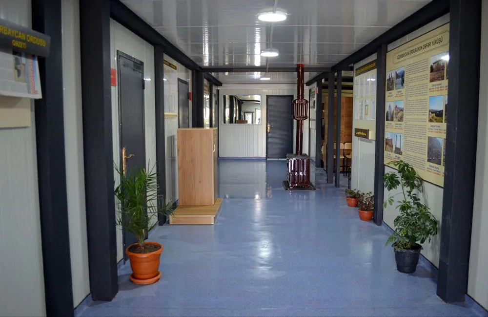 Azad edilmiş ərazilərdə yeni hərbi obyektlər istifadəyə verildi - FOTOLAR