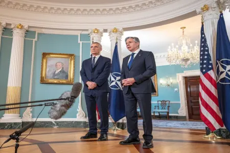 Blinken NATO-nun Baş katibi ilə görüşüb