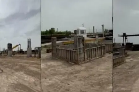 Ermənilər Naxçıvanla sərhəddə zavod tikintisini dayandırdı - FOTO