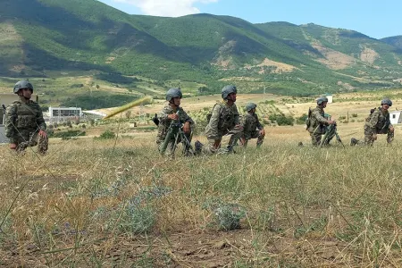 Azərbaycanda ehtiyatda olan hərbçilərin təlim toplanışı - başa çatdı