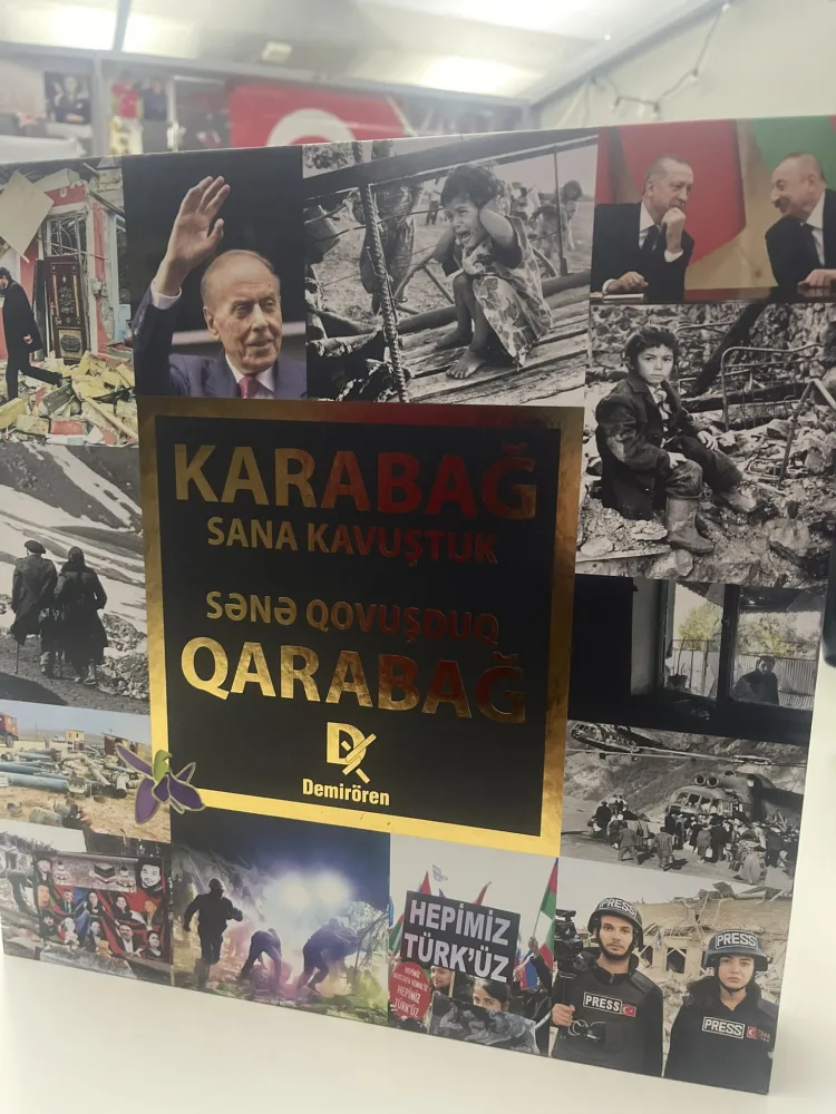 Fulya Öztürkün “Qarabağ, sənə qovuşduq” adlı kitabı çap olunub - — FOTO