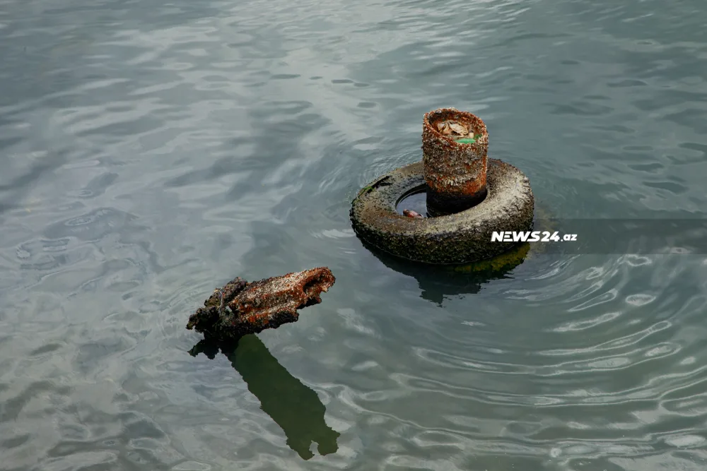 Quruyan Xəzərin son halı - — FOTOLAR