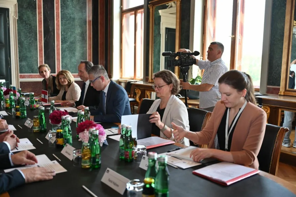 Sahibə Qafarova Avstriya Parlamenti Federal Şurasının sədri ilə görüşüb - — FOTO