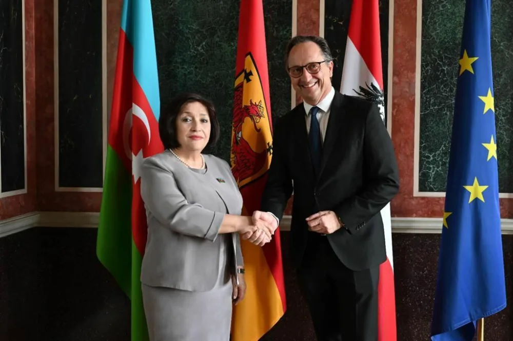 Sahibə Qafarova Avstriya Parlamenti Federal Şurasının sədri ilə görüşüb - — FOTO