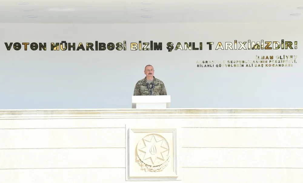 İlham Əliyev MN-in komando hərbi hissəsində - — FOTOLAR