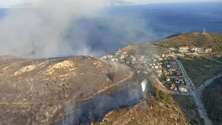 Muğlada meşə yanğını: əraziyə helikopter və təyyarələr cəlb olundu - FOTO