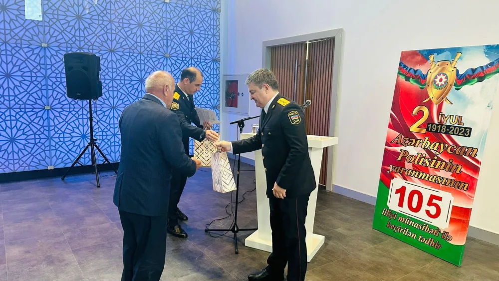 Qaxda Azərbaycan polisinin yaranmasının 105 illiyi qeyd olunub - FOTO