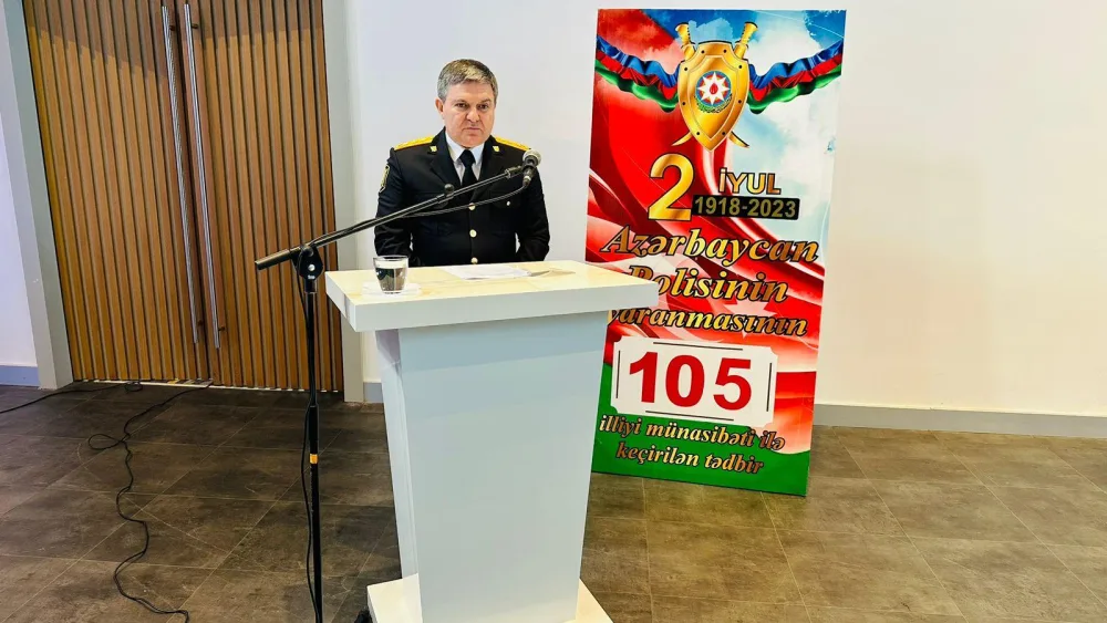 Qaxda Azərbaycan polisinin yaranmasının 105 illiyi qeyd olunub - FOTO