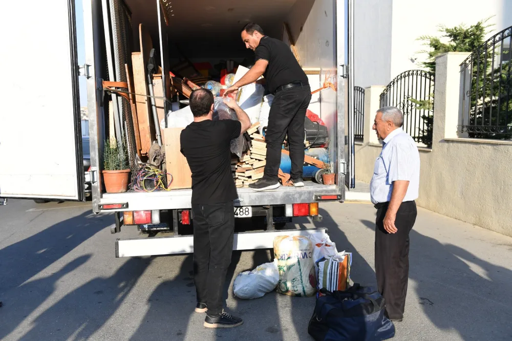 Laçına daha 23 ailə köçürüldü - — FOTOLAR