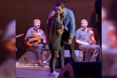 Namiqin konsertində kövrək anlar - Şəhidin qızı səhnəyə çıxdı