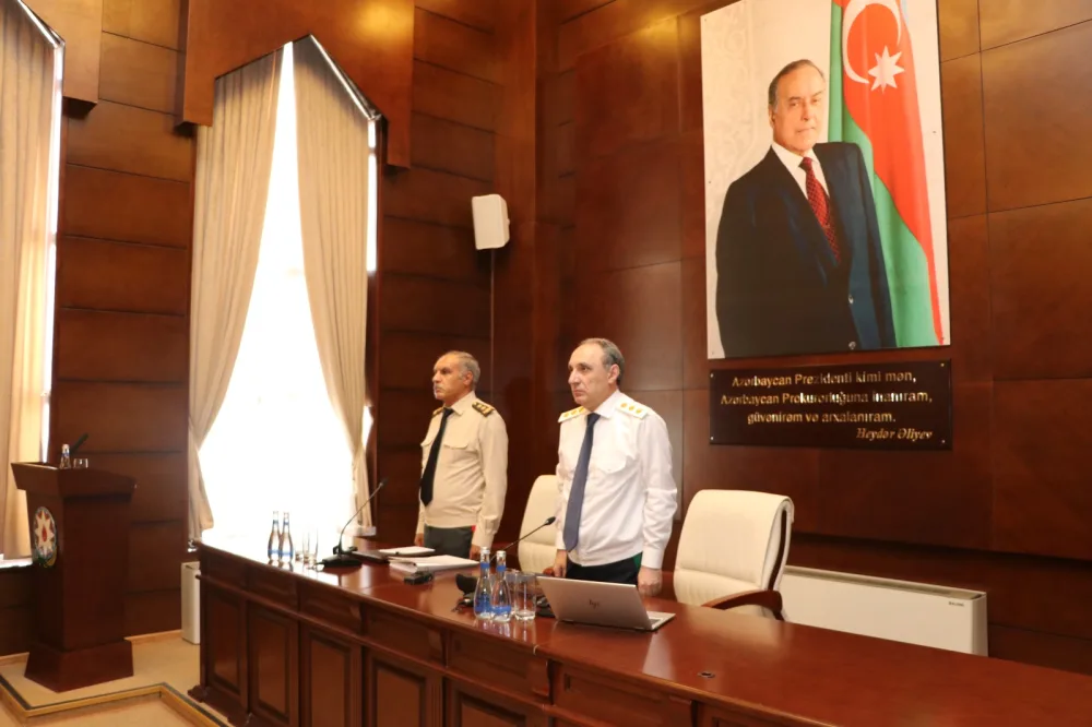 Hərbi Prokurorluqda kollegiya - iclası keçirildi