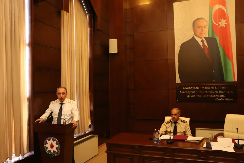 Hərbi Prokurorluqda kollegiya - iclası keçirildi