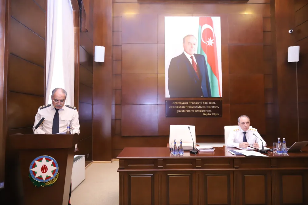 Hərbi Prokurorluqda kollegiya - iclası keçirildi