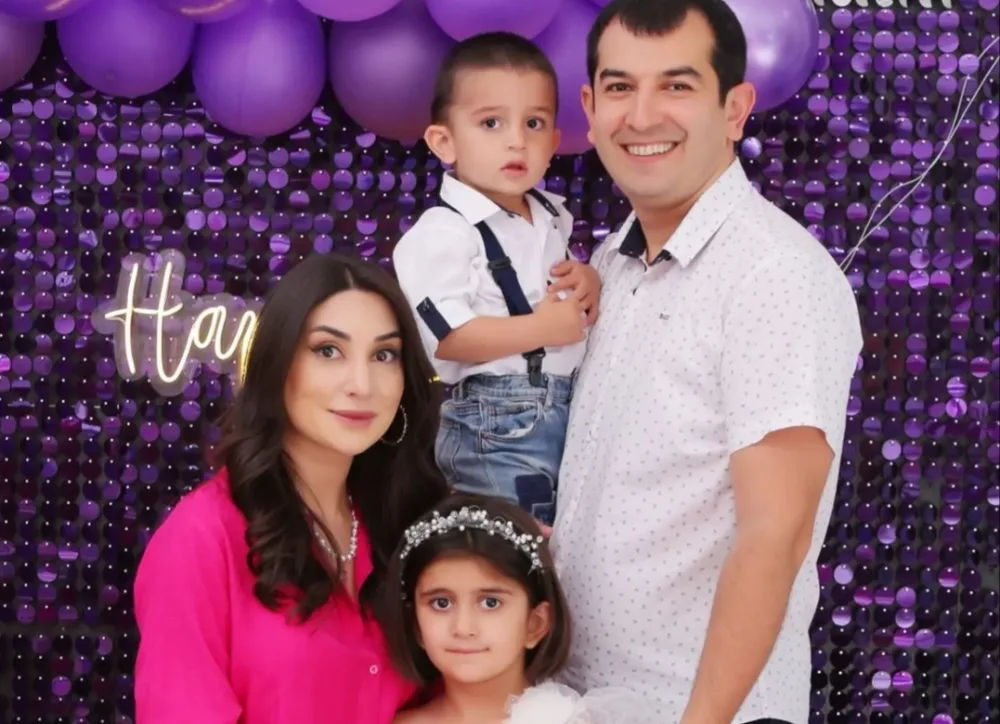 Saleh Bağırov ailəsi ilə birlikdə... - FOTO