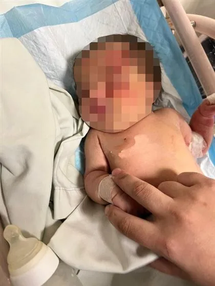 Zibil torbasından körpə - tapıldı - FOTO