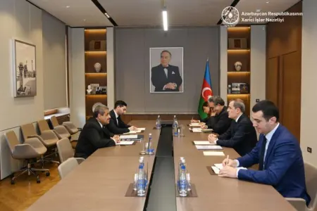 Ceyhun Bayramov Kolumbiya səfirini - qəbul etdi