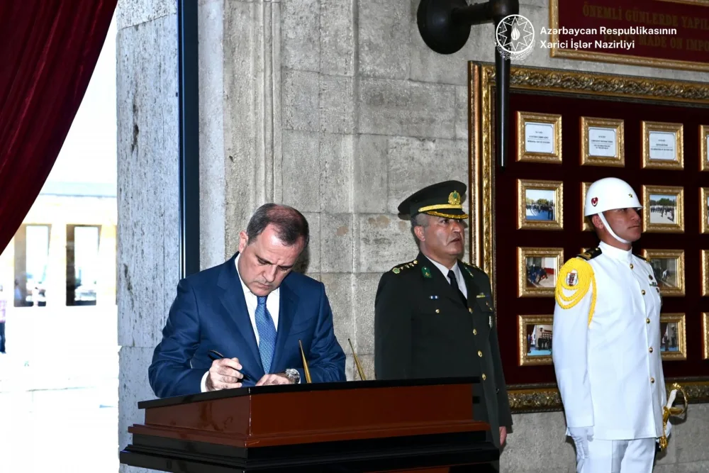 Ceyhun Bayramovun Türkiyəyə rəsmi səfəri başladı - FOTO