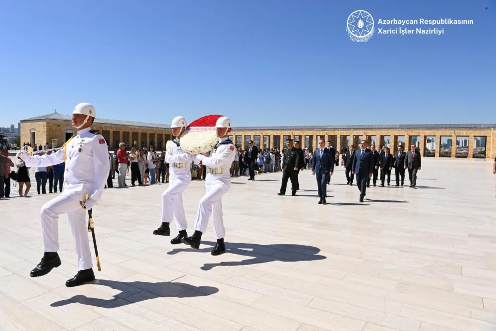 Ceyhun Bayramovun Türkiyəyə rəsmi səfəri başladı - FOTO
