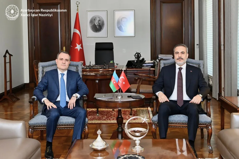Ankarada Azərbaycan və Türkiyə xarici işlər nazirlərinin görüşü başladı - FOTO