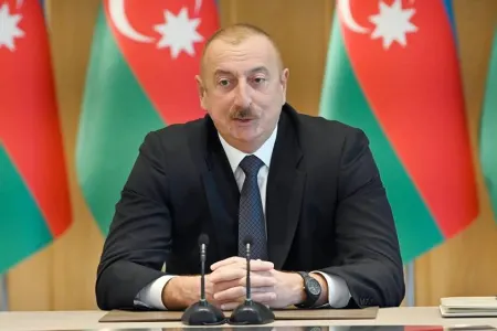 İlham Əliyev Qarapapaq-Çaylı avtomobil yolunun açılışında iştirak etdi