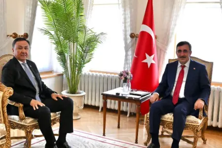 TDT-nin Baş katibi Türkiyənin vitse-prezidenti ilə görüşüb