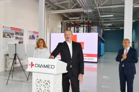 Prezident yeni zavodun açılışında iştirak - ETDİ