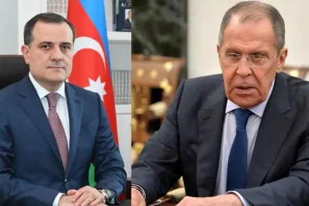 Ceyhun Bayramov Lavrovla telefonda - DANIŞDI