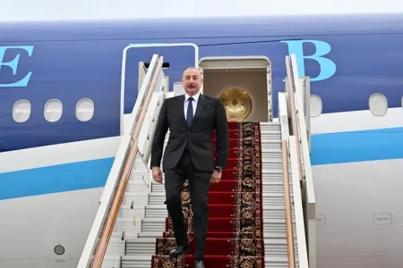 İlham Əliyev Macarıstana işgüzar - səfər edib