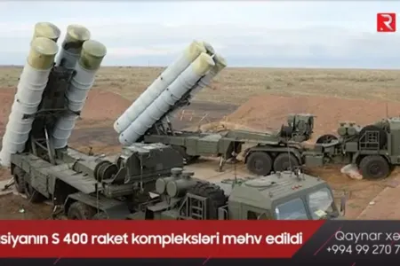 Rusiyanın "S 400" kompleksləri belə məhv edildi- - VİDEO