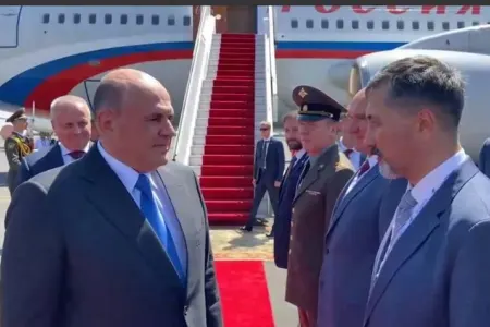 Mişustin Ermənistana gəldi