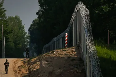 Belarusla sərhəddə Polşa əsgərlərinə atəş açıldı