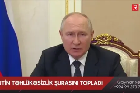 Putin təhlükəsizlik şurasını topladı- - VİDEO