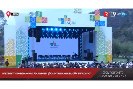 Qəhrəman övladlarımızın şücaəti hesabına bu gün buradayıq: - PREZİDENT - VİDEO
