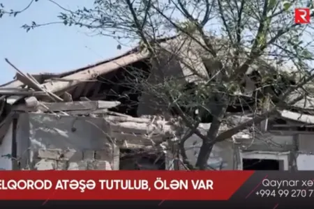 Ukrayna Belqorodu vurdu, - ölən var-VİDEO