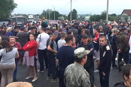 Qaraçılar etiraz aksiyasına başladı - FOTO