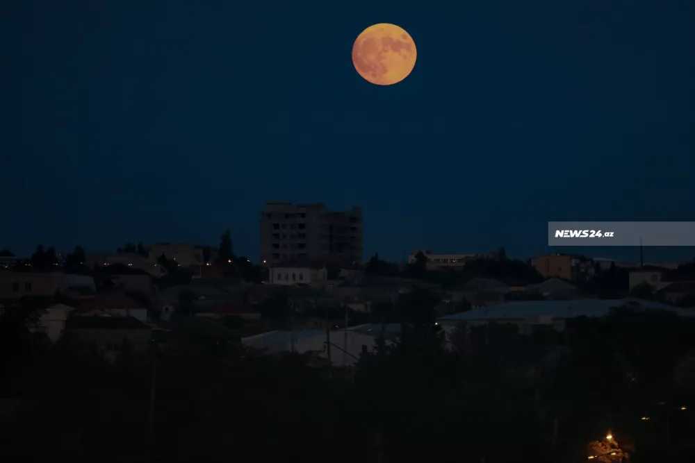 Bu gün Super ay müşahidə olundu- - FOTO