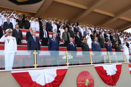 Zakir Həsənov Türkiyənin Hərbi Dənizçilik və Təyyarəçilik məktəblərinin - BURAXILIŞ MƏRASİMLƏRİNDƏ