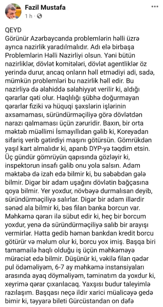 Məmur məsuliyyətsizliyi pik həddədir - Deputat