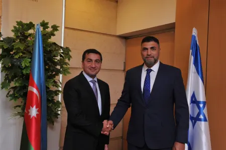 Hikmət Hacıyev İsrail XİN-in baş direktoru ilə - GÖRÜŞDÜ