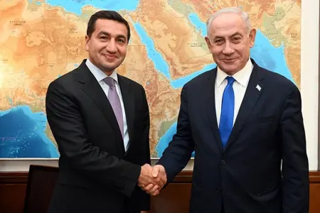 Binyamin Netanyahu və Hikmət Hacıyev arasında görüş baş tutub