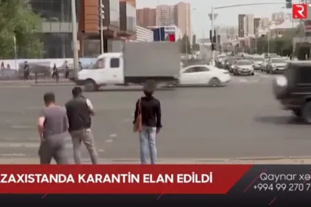 Qazaxıstanda karantin elan edildi- - VİDEO