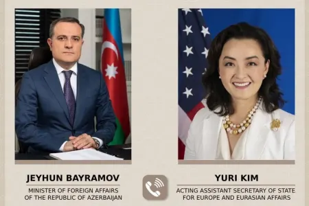 Ceyhun Bayramov ABŞ rəsmisi ilə - MÜZAKİRƏ APARDI