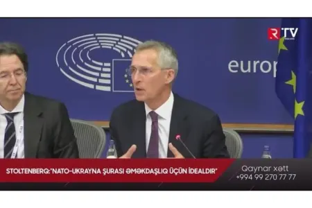 NATO-Ukrayna şurası əməkdaşlıq üçün idealdır: - Stoltenberq - VİDEO