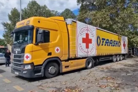 Rusiyanın yardım maşını Ağdama qayıtdı
