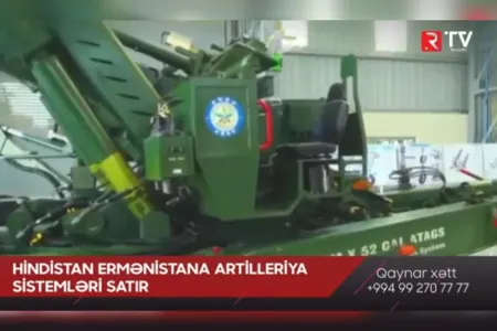 Hindistan Ermənistana artilleriya sistemləri satır - VİDEO
